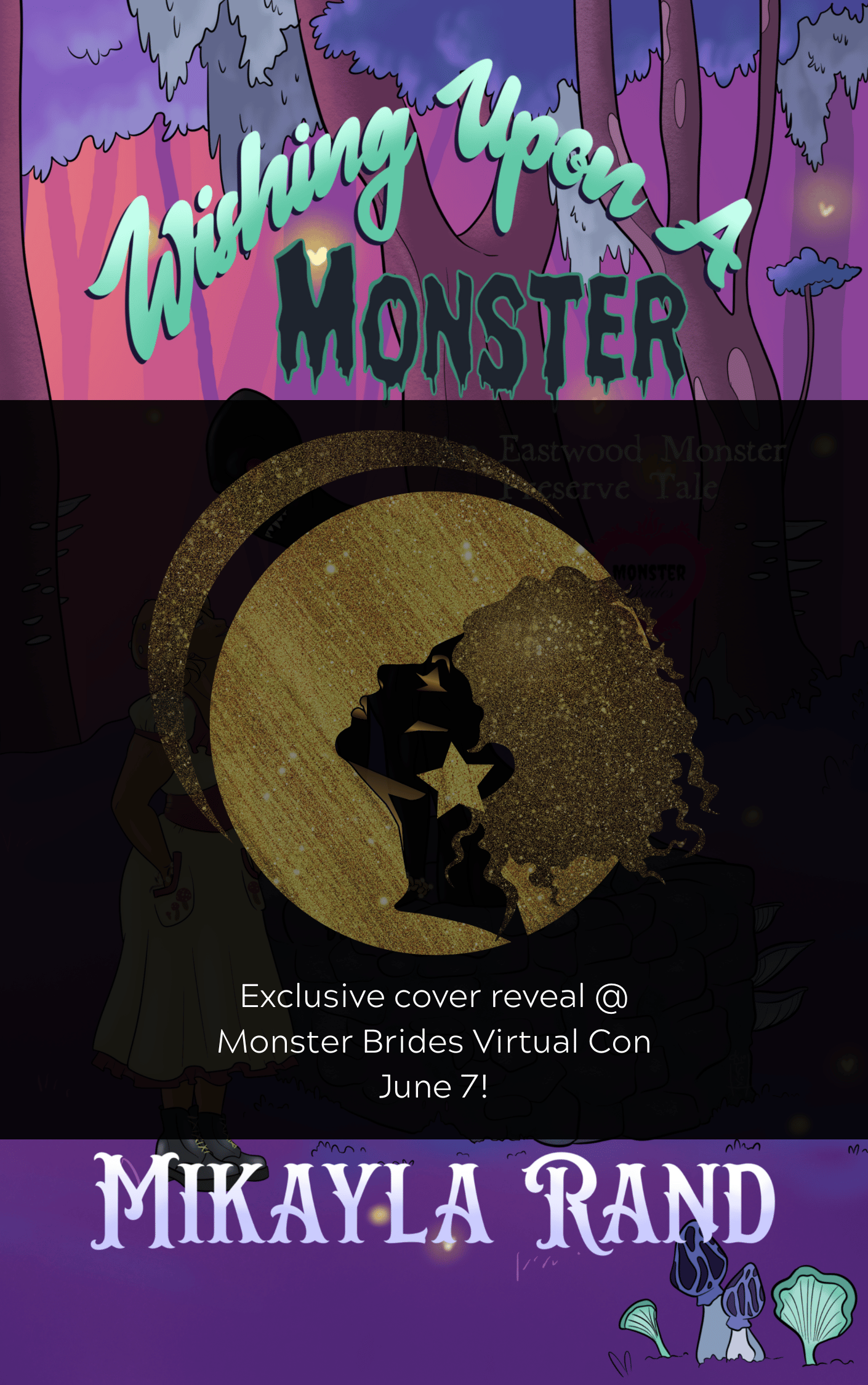 a partial cover reveal of Wishing Upon a Monster
